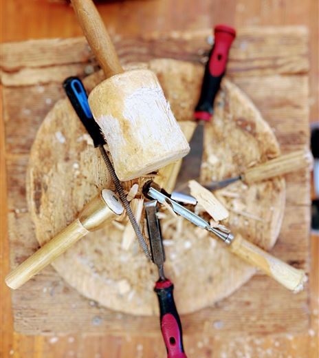 Holzskulptur