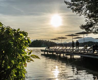 Privater Seezugang Hoteldorf Seeleitn Faaker See