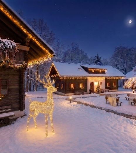 Weihnachtsdorf_Hirsch(c)naturelhotels_AI_modified