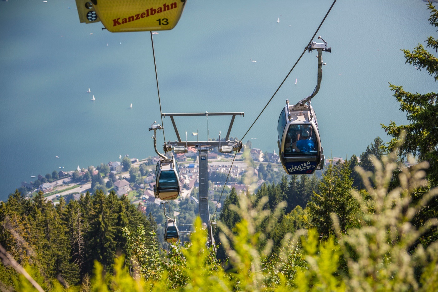 Genuss-Gondeln vom Gerlitzen Gipfel zum Ossiacher See